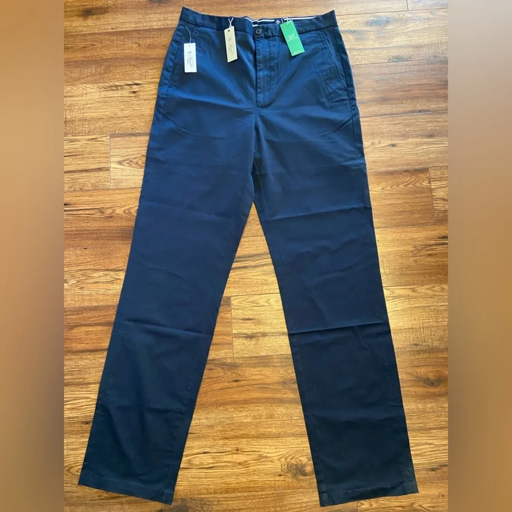 NWT Original Penguin Mens 38x38 Pants Slim Fit Stretch Navy Chino Casual